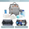 New Baby Nappy Changing Bags Changing Station Portable Baby Bed Travel Bassinet Folding Crib Shade Cloth Changing Pad Waterproof 4