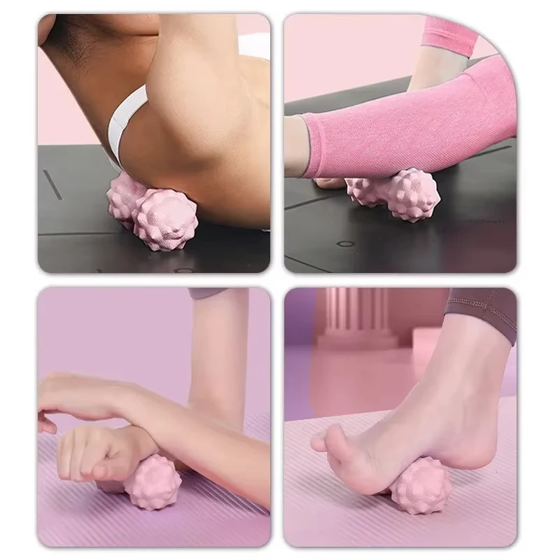 TPR Fascia Ball Muscle Relaxation Yoga Massage Fitness Shoulder Neck Stand Foot Massage Hard Neck Membrane Meridian massage ball