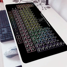  Tapis De Souris Periodic Table of Elements Mouse Pad Gamer Alfombrilla Gaming Large Mousepad Rubber Non-slip Mousepad Mouse Mat 