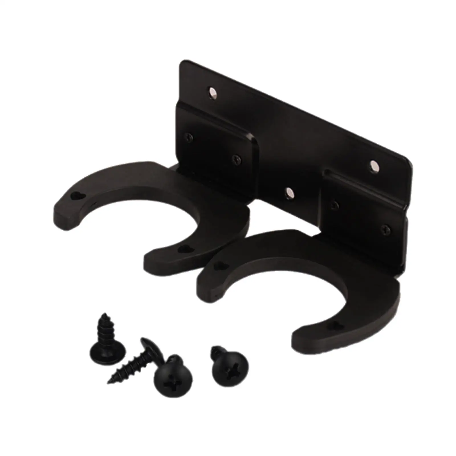 Universal Microphone Hook Holder Mic Stands Wall Hanger Rack Clip Brackets Clamp Wall Mounted for Home Office KTV Double Hook