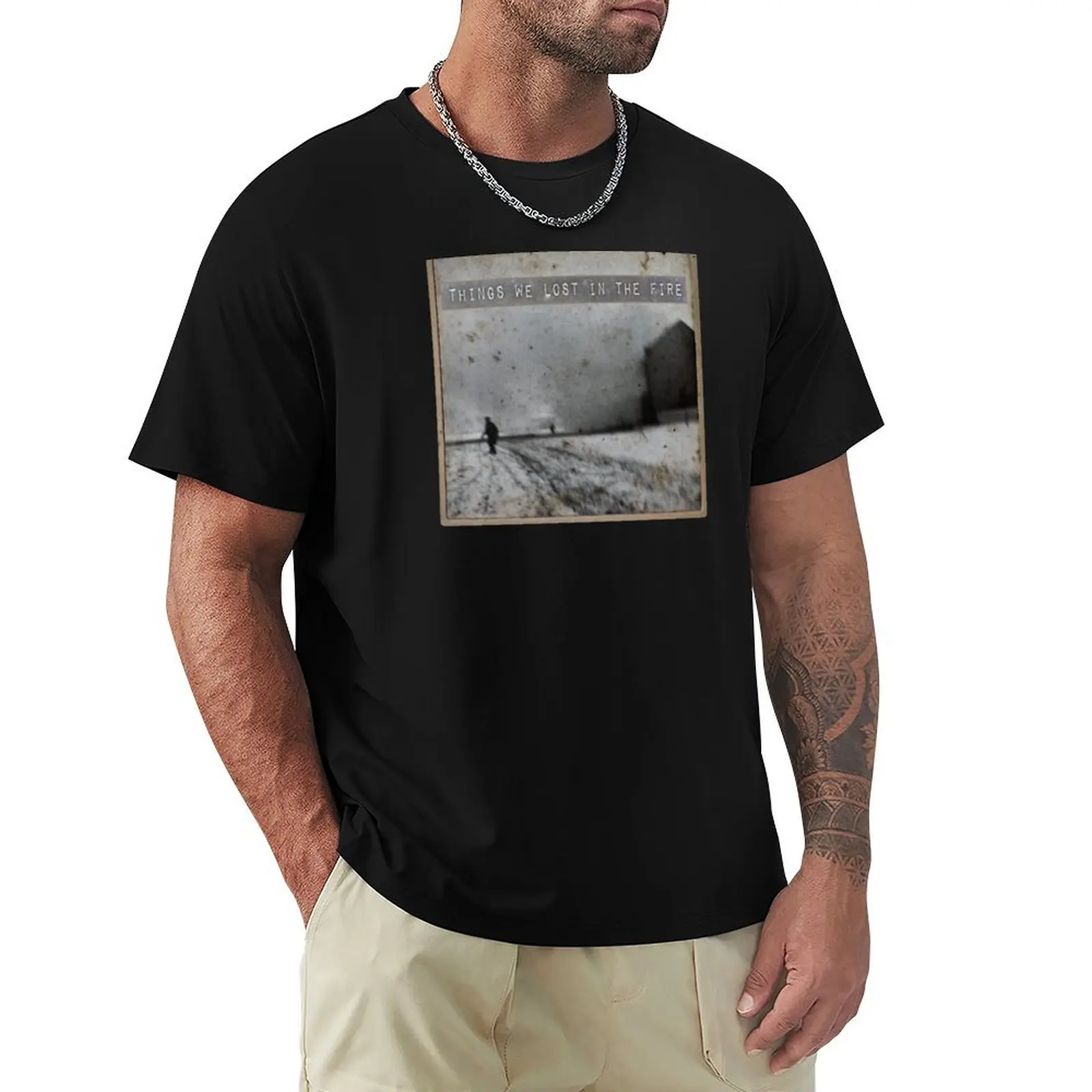 

Low - Things we lost in the fire T-Shirt plus size tops summer clothes plain white t shirts men