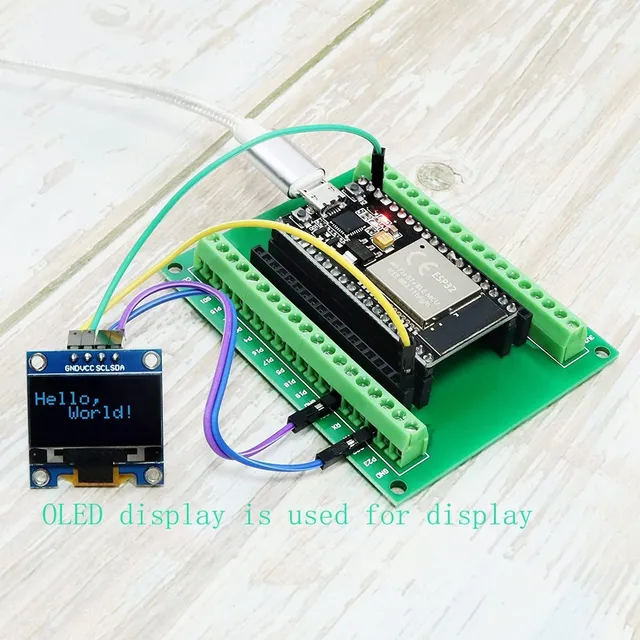 ESP-WROOM-32 Microcontroller Development Board ESP32 Expansion Breakout Board GPIO 1 into 2 for 38PIN Narrow Version - Image 2