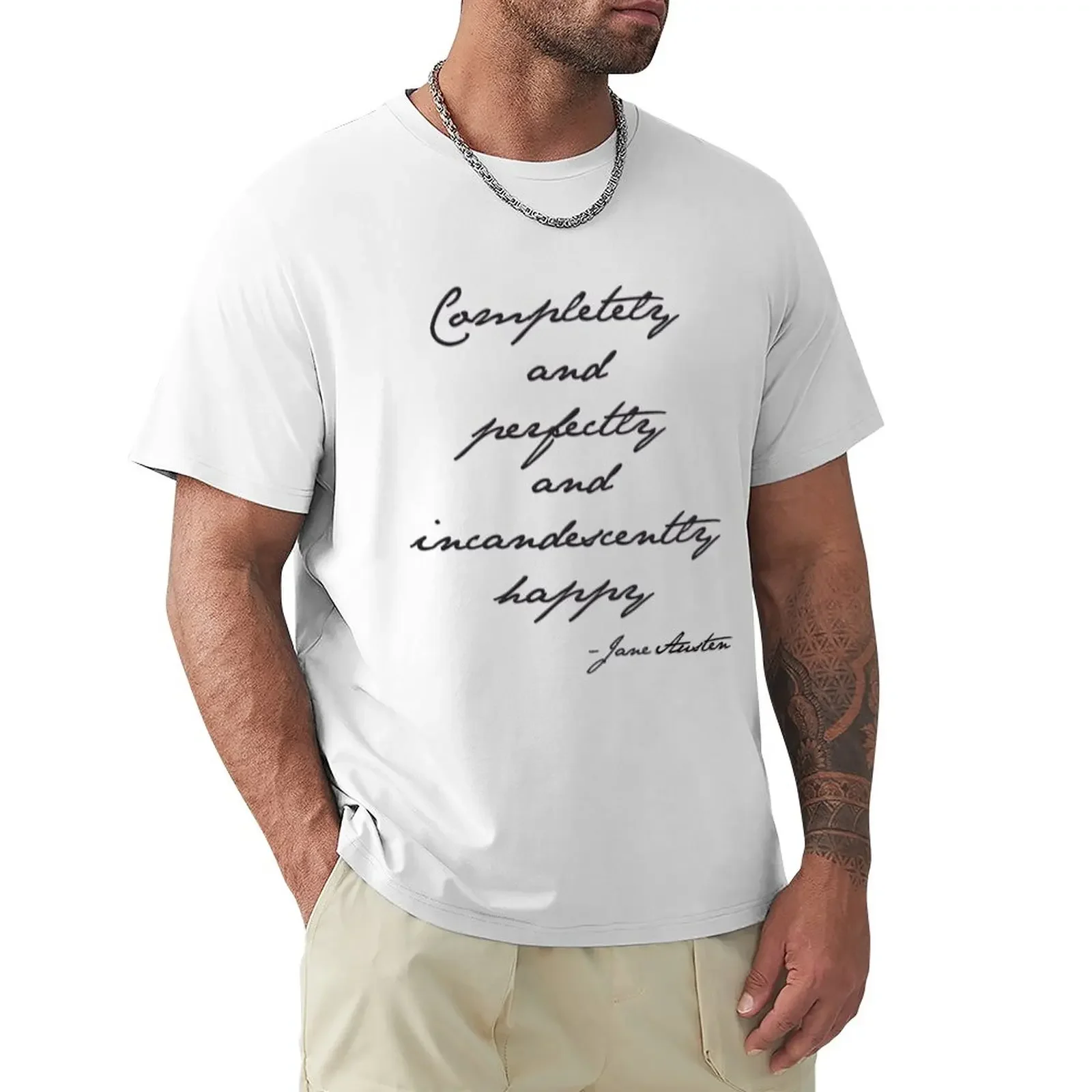 

incandescently happy T-Shirt cute tops quick-drying tops mens workout shirts
