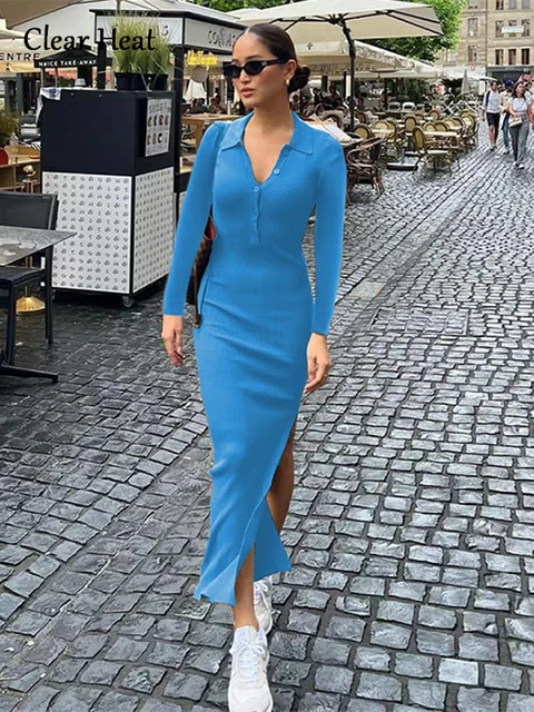 GRACE KARIN Damenkleid Elegant - A-Linie Mit 3/4-Ärmeln & Praktischen Taschen