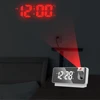 2022 NEW LED Digital Projection Alarm Clock Table Electronic Alarm Clock with Projection Time Projector Bedroom Bedside Clock 5
