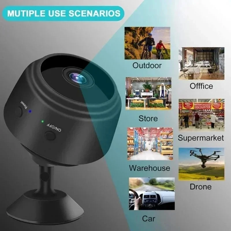 1080P WiFi Wireless Camera Mini Security Smart Video Surveillance HD Indoor Night Vision Secret Security Protection Home Camera