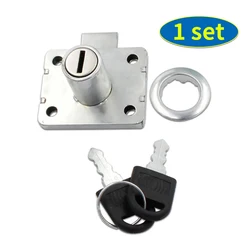 Versatile Keyed Drawer Lock for Home and Office Furniture (1 set)