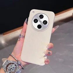 Sleek Magnetic Wireless Charging Protective Hard Case - Premium Back Cover Shell for OPPO find x6 (White)