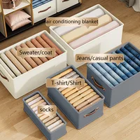 1PC Oxford Clothing and Toy Storage Box Basket Clothes Storage Uncovered Bottom Sweater Sock Bedroom Odorless Storage Cabinet 3