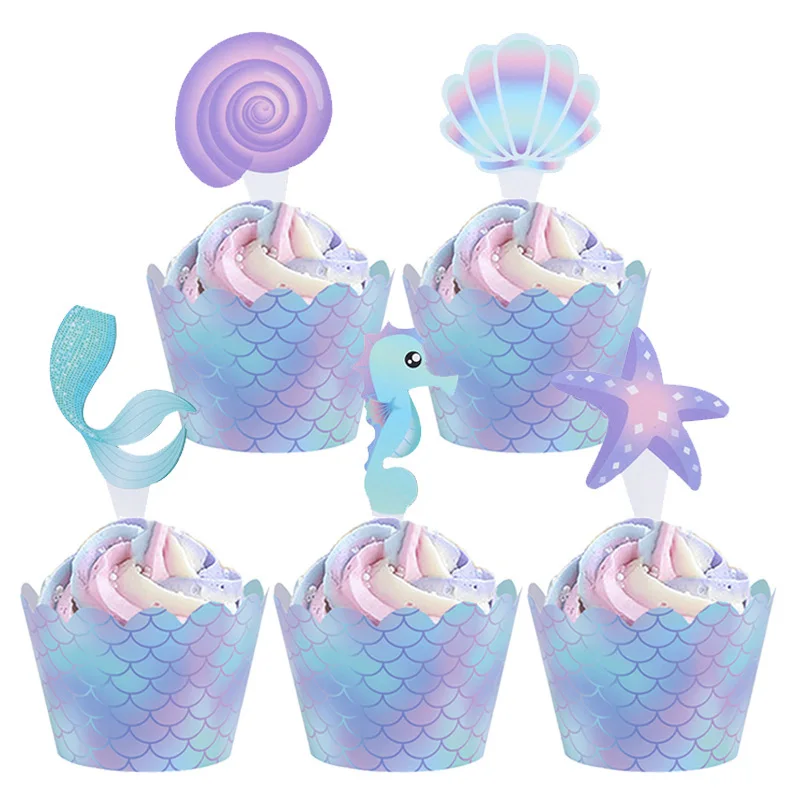 Mermaid Jellyfish Paper Lantern plate cup banner Little Mermaid