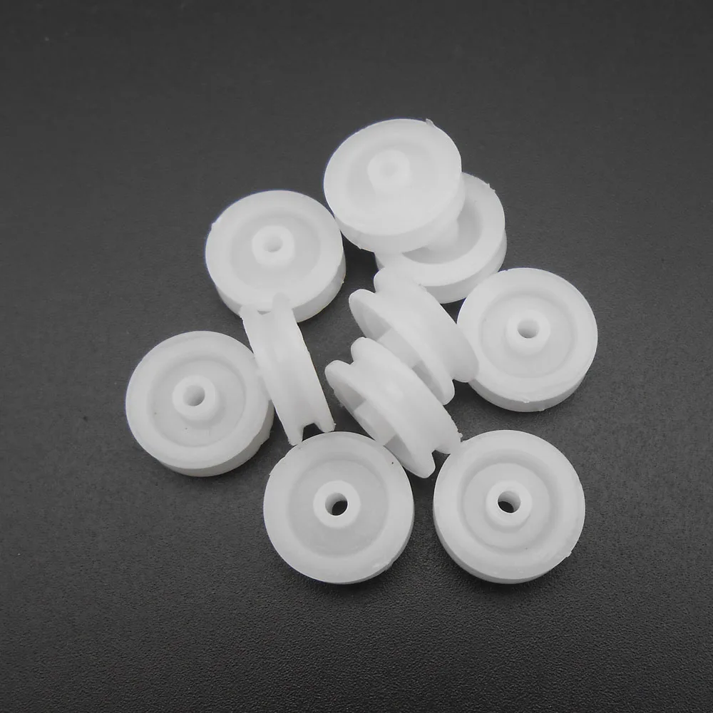 10Pcs/Lot 132A Plastic Spindle Pulley Gear Model Motor Wheel Outer Diameter 13MM Shaft Aperture Dia.2MM 1.95MM 2A Height 5MM timing belt pulley fixed pulley timing pulley belt pulley