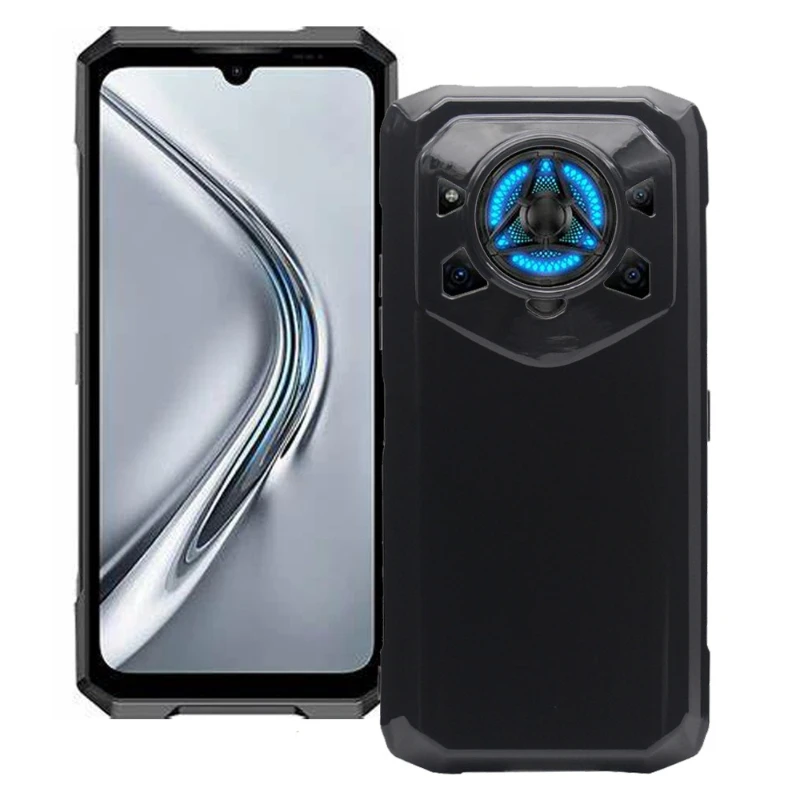 Transparent Black Silicone Protective Phone Case for Doogee Blade Series - Soft TPU Cover