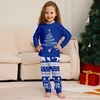 Christmas Matching Pajamas Set Mom Dad Kids Set Xmas Pjs Long Sleeve Top+Pants 2 Pieces Suit Baby Romper Warm Pjs Homewear Look 5