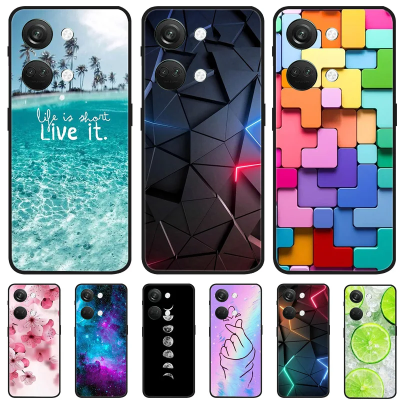 OnePlus Nord 3 케이스 케이스 쿨 실리콘 보호 커버, OnePlus Nord3 5G 범퍼, Fundas Coque One Plus Nord 3 쉘 