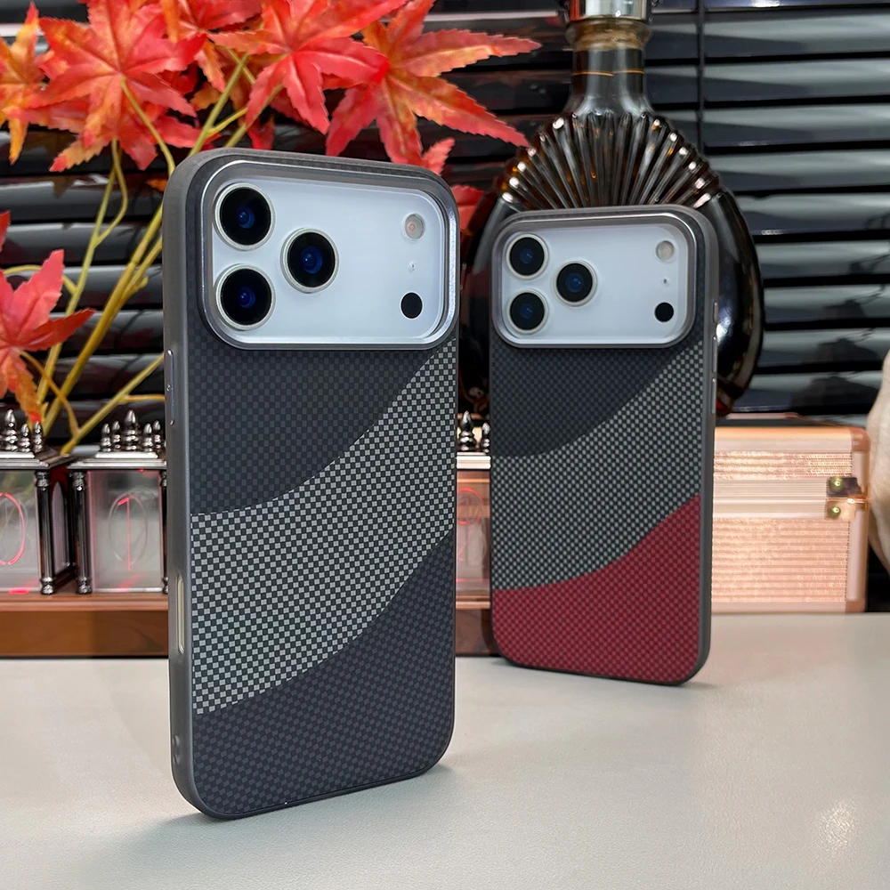 غطاء حماية شفاف من مادة TPU مع إطار عدسة معدني مغن...