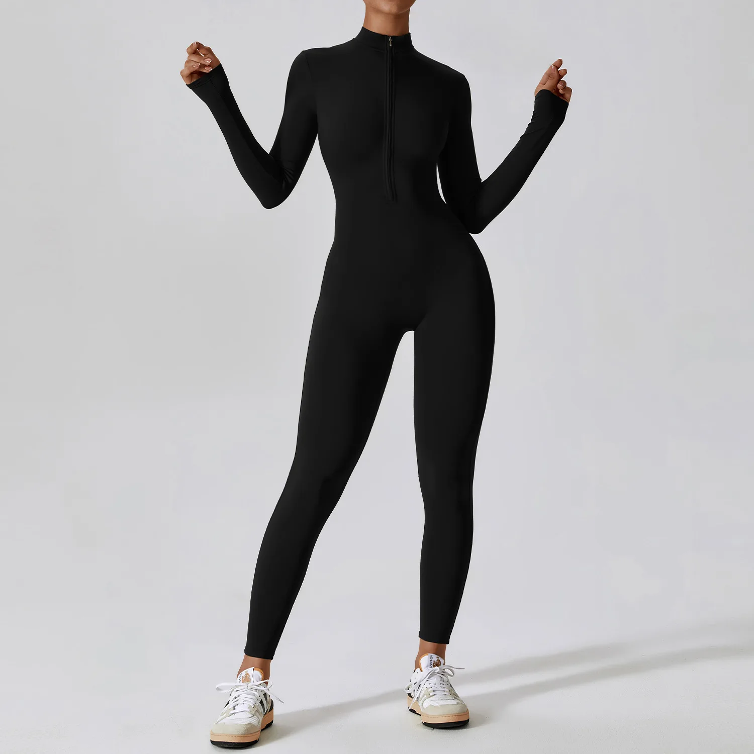 Women's Long-Sleeve Yoga Boilersuit 3