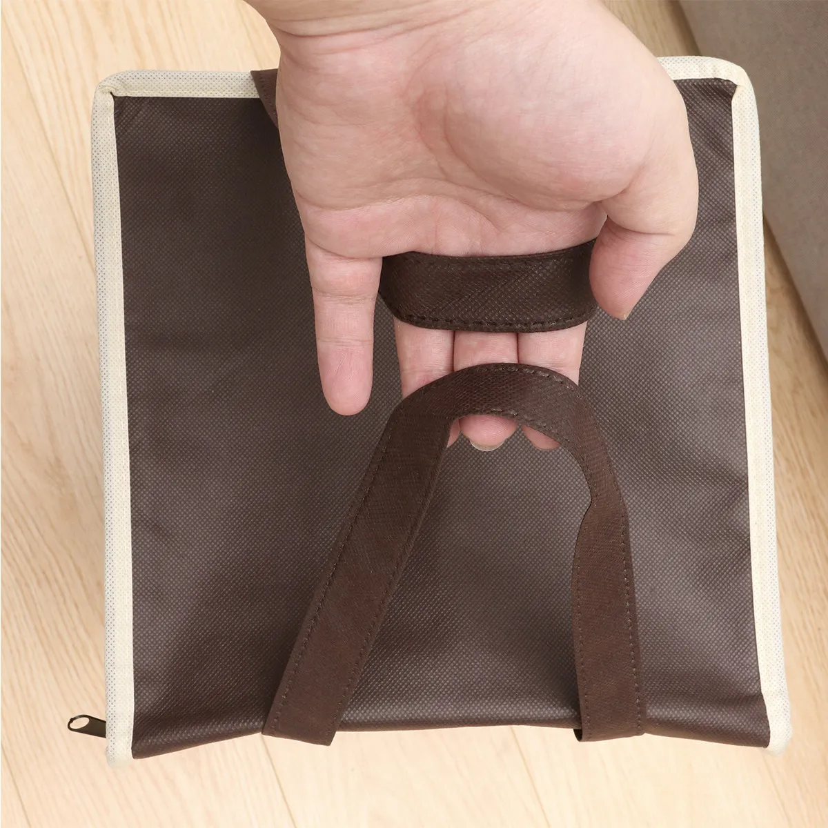 보냉 토트백 26x26x30cm 프리미엄 부직포 보온 도시락 가방 음식 배달, 식료품, 피크닉, 캠핑, 쇼핑용