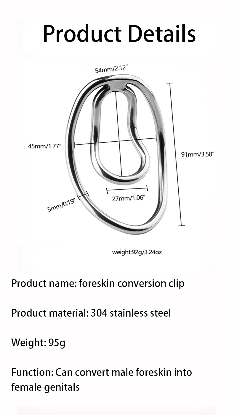 Vorhaut Abdeckung/Korrektur Sex Spielzeug Pseudo-Mädchen Umwandlung Clip Metall Hohl Keuschheit Käfig Bondage Männlich Übung Clips_voghion.com
