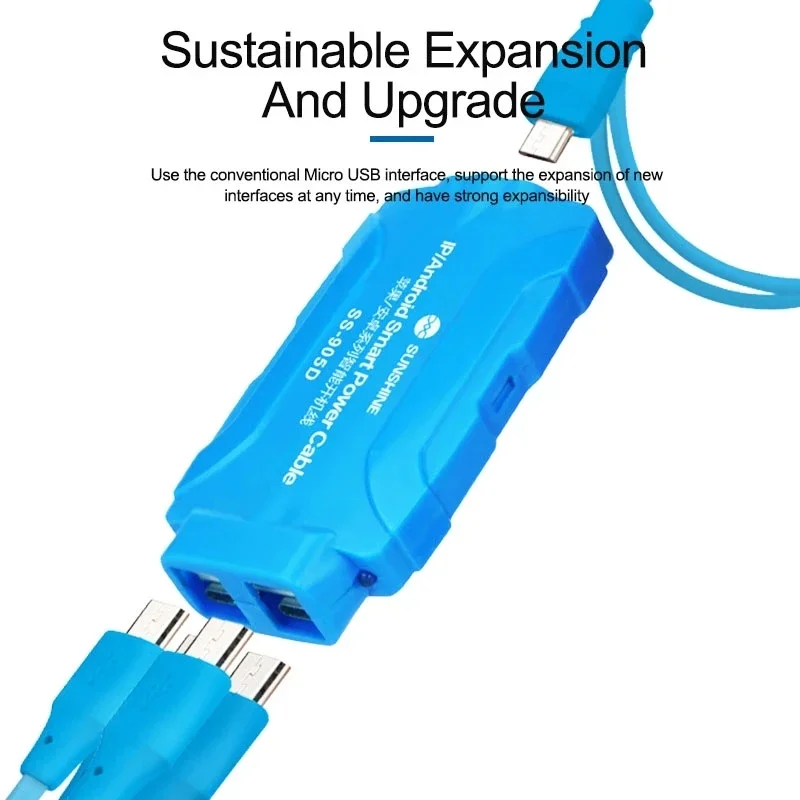 USB Charging Cable SUNSHINE 905D 905C 905B Power Line For iPhone 13 12 11 Pro Max Xsmax XS XR X 8P Huawei Samsung Xiaomi Supply Control Test Cable