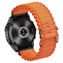 Premium QuickFit Nylon Strap - 26mm/22mm - Versatile Sport Bracelet - QuickFit 26mm (A - Orange)