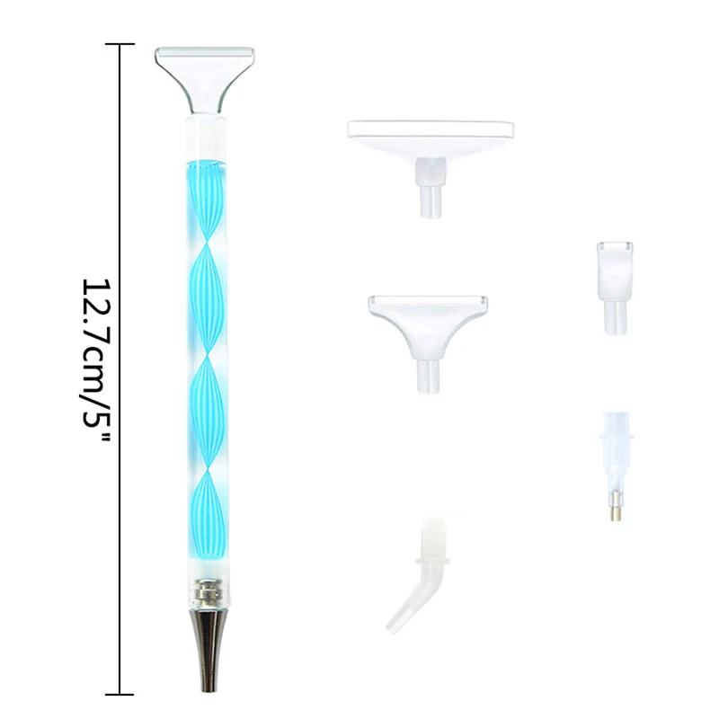 1PCS Magnifying Glass Diamond Painting Tool Luminous Point Drill Pen Magnifying Glass Luminous Lighting Sticker Drill Tool 
