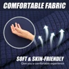 Stretch Jacquard Sofa Covers 1 2 3 4 Seater Couch Cover for Living Room Navy Blue Sofa Slipcover for Pet Kid Furniture Protector 4