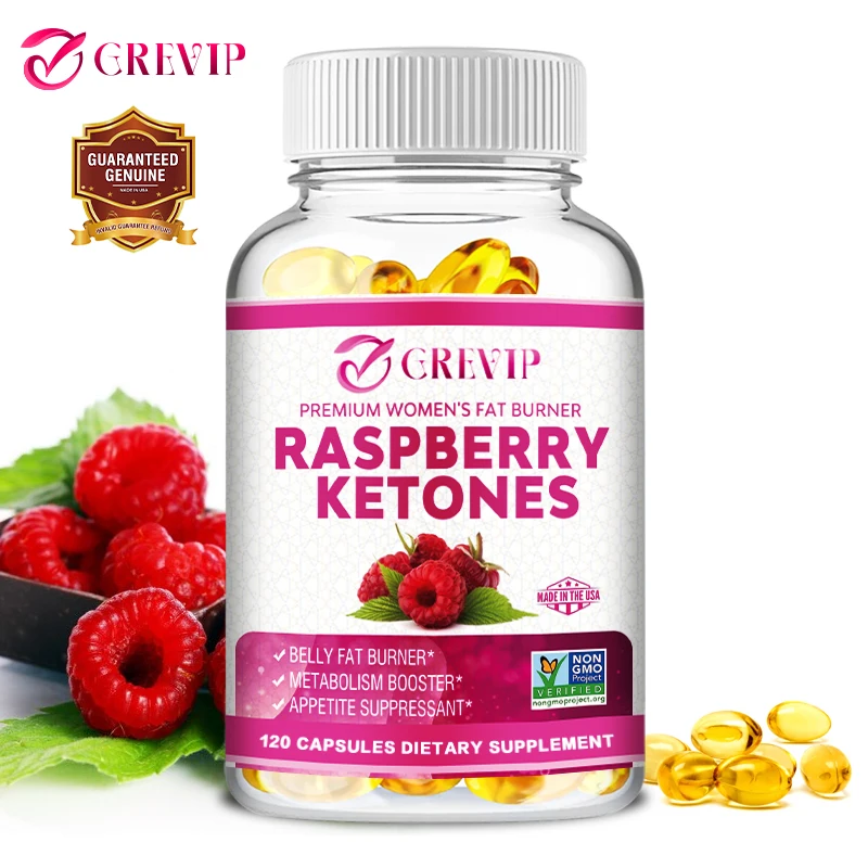 Raspberry Ketones-Supports Healthy Weight Management, Antioxidants, Boosts Energy Levels, Increases Satiety
