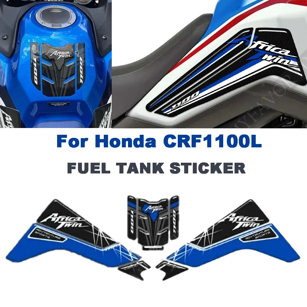 

For Honda CRF1100L Motorcycle Stickers Africa TwinAdventure Sport CRF1100L Accessories Fuel Tank Pad Stickers Decal Kit CRF 110