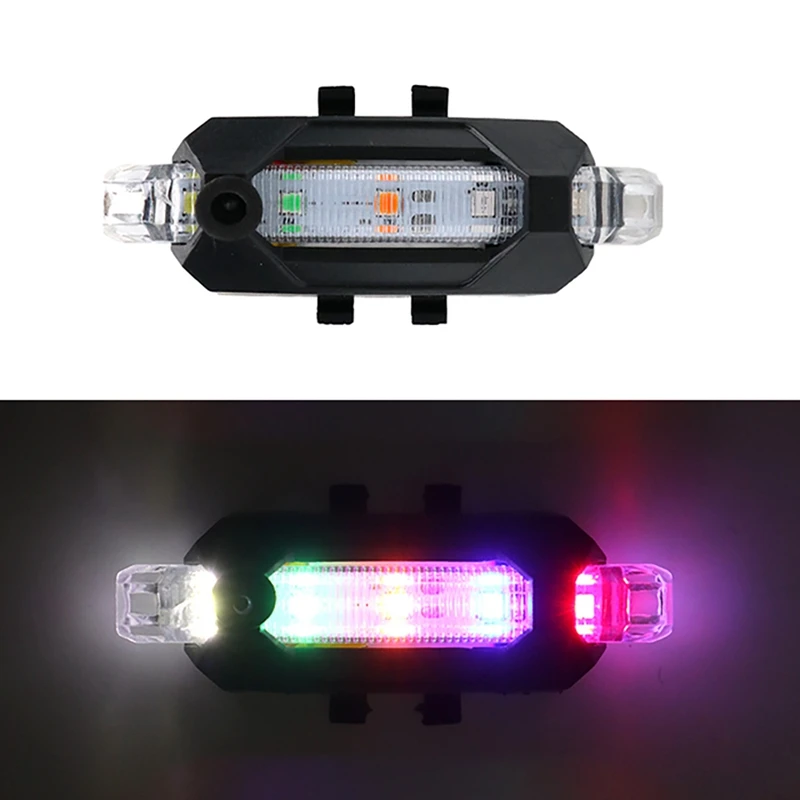 10 Pcs Usb Rechargeable Strobe Warning Light For Car Bike Motorcycle