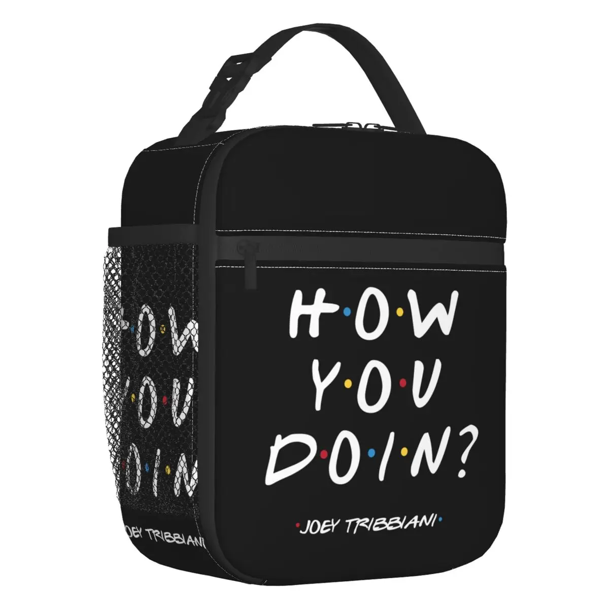

How You Doin Insulated Lunch Bag for Women Waterproof Friends Funny Quote Cooler Thermal Lunch Box Office Work School