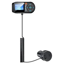 

FM Modulator AUX Audio MP3 Player USB Type C PD Fast Charging Car Charger Handsfree Bluetooth 5.0 Car Kit FM Transmitter