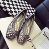 New Fashion Bean Shoes In Spring 2023 Flat Bottom Square Toe Boat Shoes Large Size Shallow Mouth Comfortable Work Shoes 1