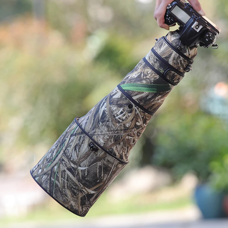 Chasing Birds Camouflage Lens Coat Per Nikon Af-S 400 F2.8 E Copriobiettivo Impermeabile E Antipioggia Copriobiettivo Nikon 400