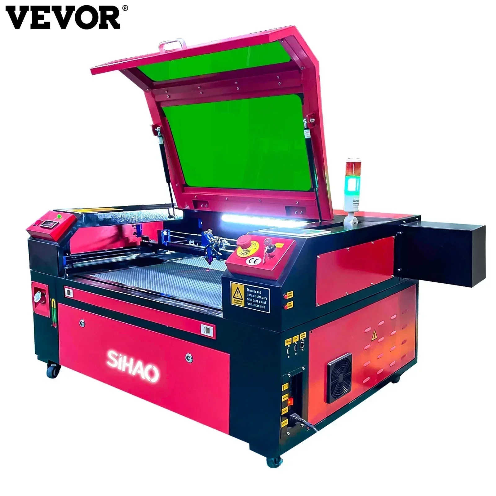 Vevor 7050 80W Macchina Per Incisione Laser Tessuto Da Lavoro Legno Incisione Digitale Intaglio Macchina Da Stampa Macchina Per Incisione Laser Co2