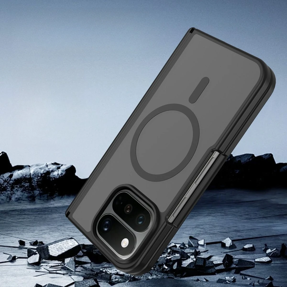 Matte Shockproof Magnetic Protective Phone Cover