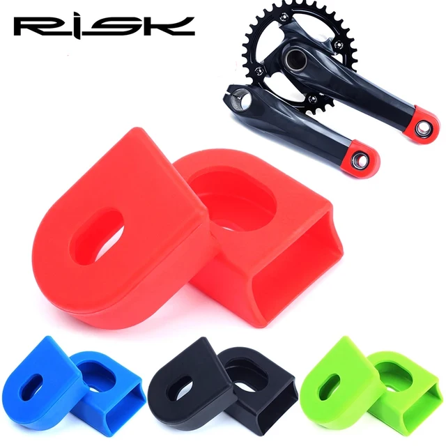 Couvercle de protection de manivelle de vélo en Silicone, manchon en Silicone, étui de protection de pédalier de pédale, vélo de route de montagne, accessoires de cyclisme vtt 1