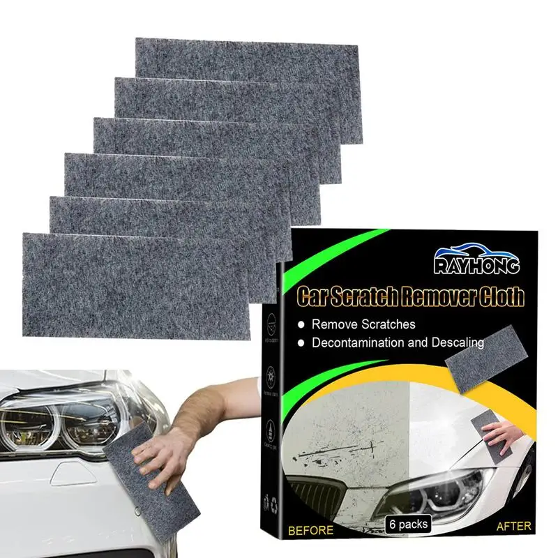  Nano Sparkle Anti-Scratch Cloth for Car Scratches, 6