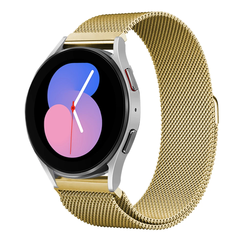Premium Metal Milanese Magnetic Loop Strap - Elegant Replacement Bracelet