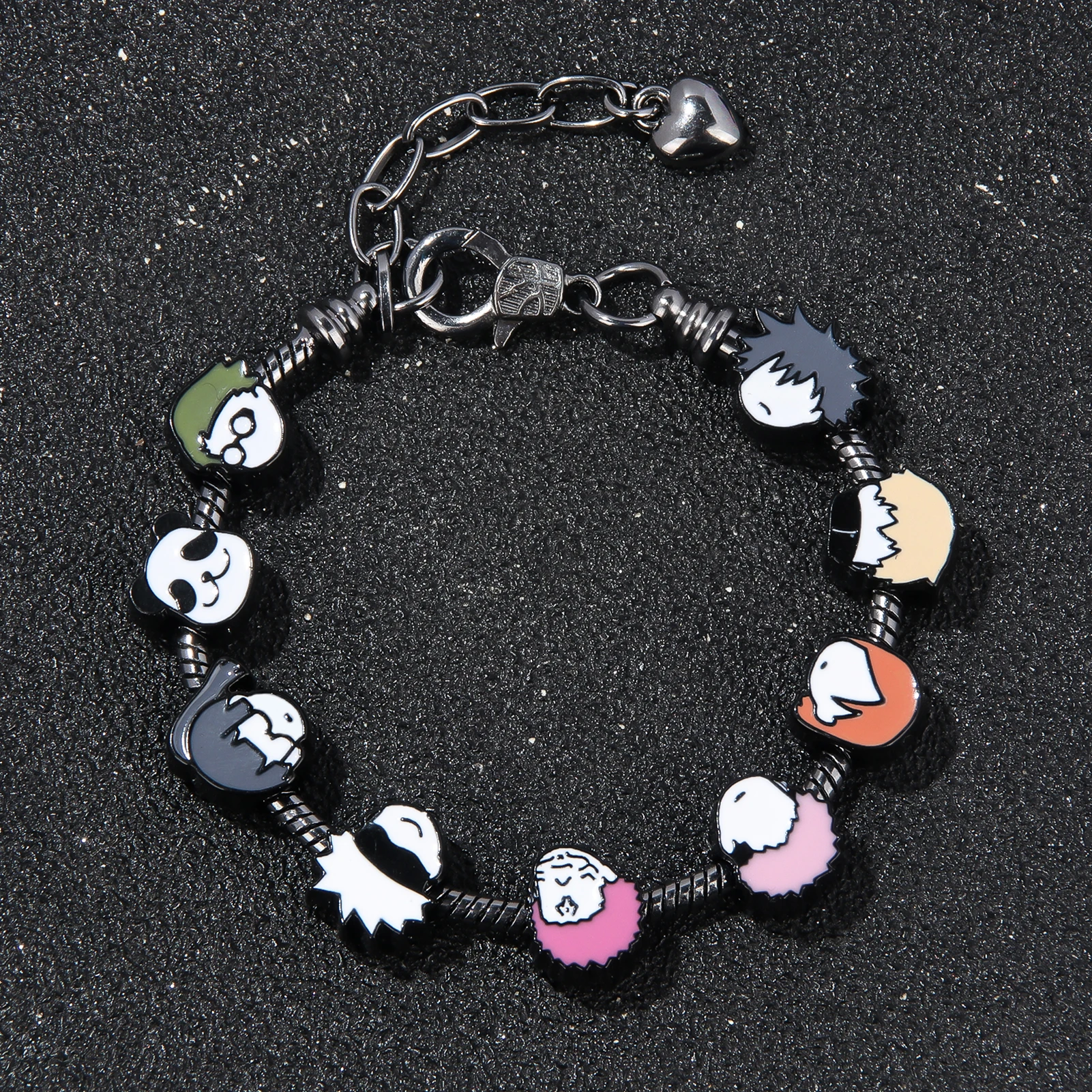 Anime Jujutsu Kaisen Metal Bracelet for Women Child Attractive Cute Figure Jewelry Bracelet Available for Daily Party Use Gifts