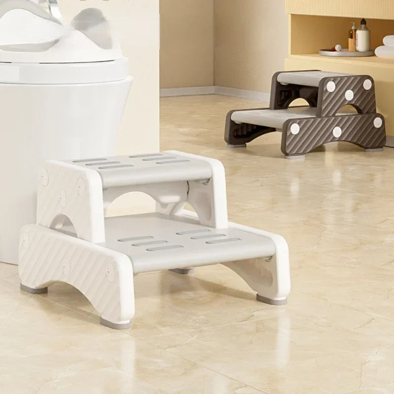 Children's Wash Table Ladder Stool Anti-Skid Baby Footstool Increased Toilet Ladder Hand Washing Assistant for Bathroom Use