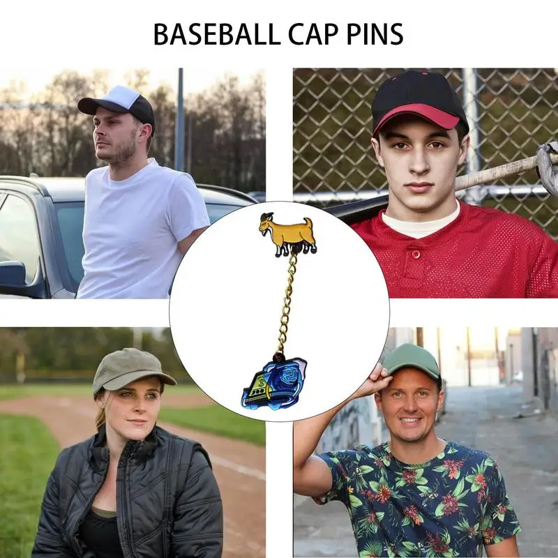 Baseball Hat Decorative Brooch Hat Pins Baseball Multi-Purpose Jewelry Clothing Accessories Metal Jewelry Accessories Alloy For