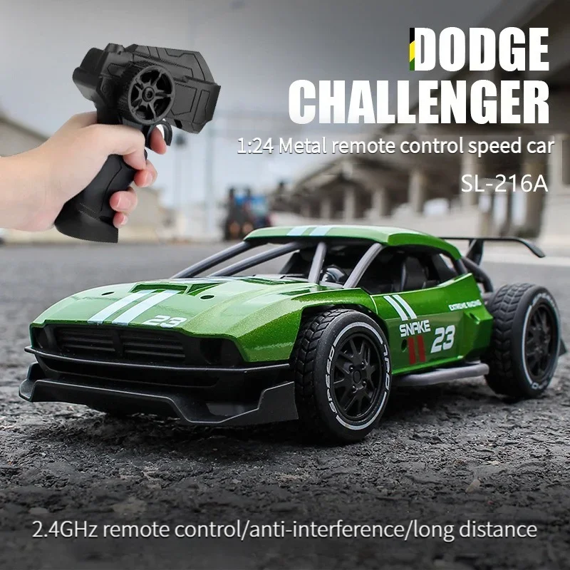 

1:24 RC Car Alloy 2.4G 15km/H High Speed Drift Cars Gift for Adults Remote Control Four-wheel Drive Racing Car Toy For Children'