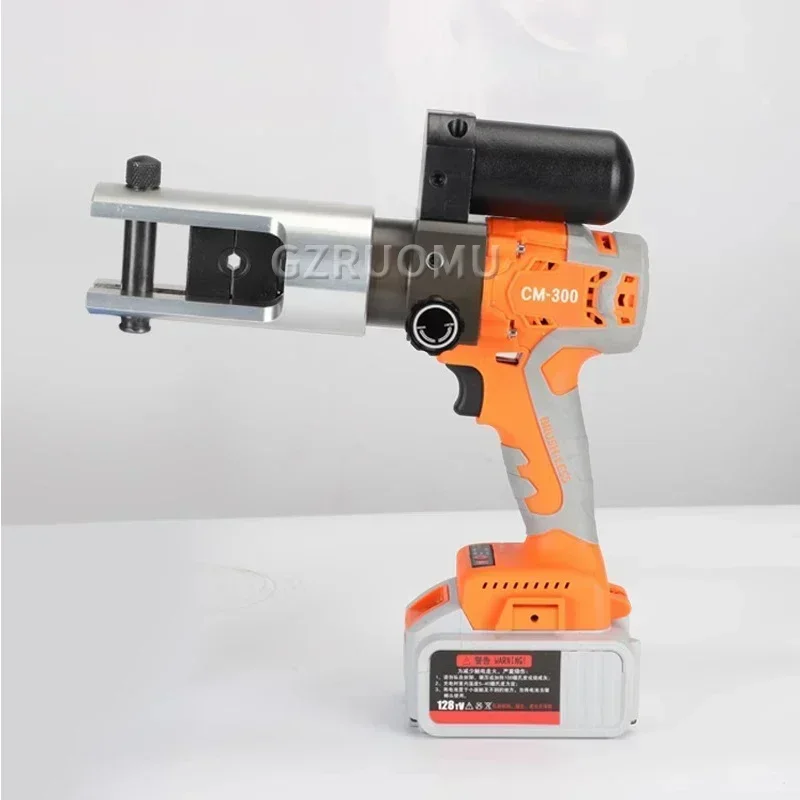 Wire Crimping Tools CM300 Rechargeable Hydraulic Pliers Electric Hydraulic Crimping Tool Portable 12T 380NM 16-300mm&sup2;