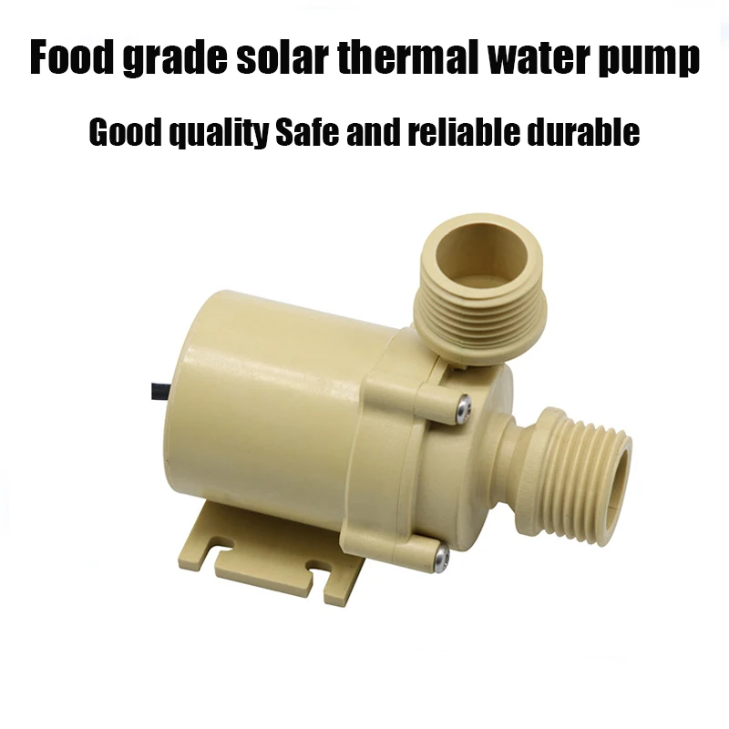 12v-24v Food Grade Solar Hot Water Circulating Pump 1/2 silent Water  Heating Electric Blanket Booster Submersible Pump - AliExpress