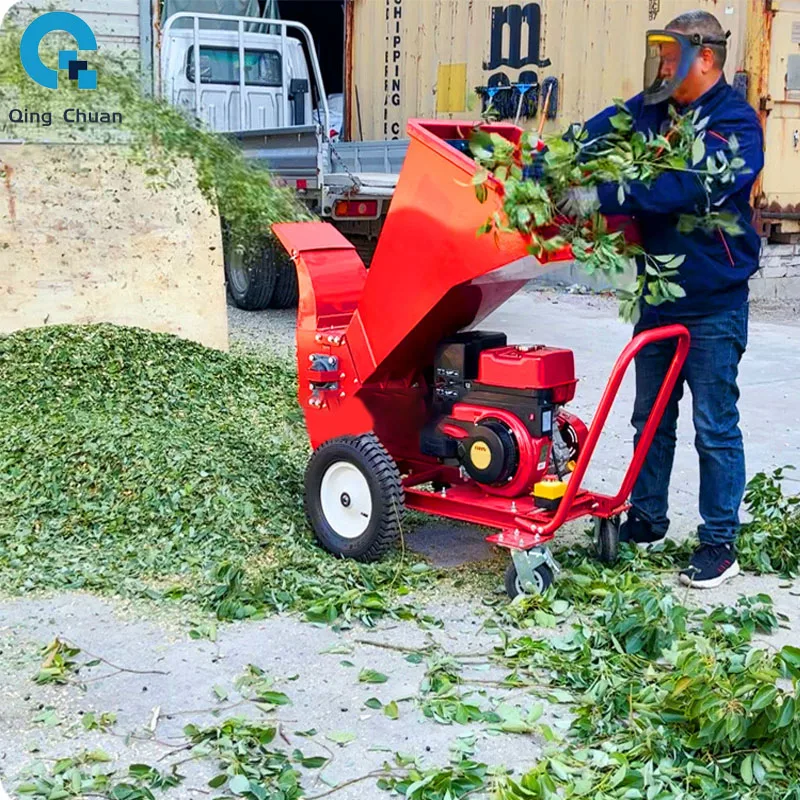 Branch shredder small household orchard branch crusher garden greening leaf  branch crusher 5