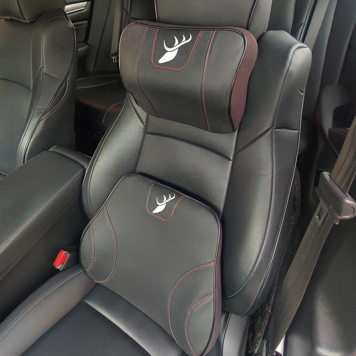 Cuscino Per Collo Poggiatesta Per Seggiolino Auto In Morbida Memoria In Vera Pelle Cuscino Confortevole Per Saab 93 Hirsch 94 95 Hirsch 99 900S 9000 A