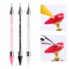 1PC Dual Heads Acrylic Metal Dotting Wax Pen Rhinestones Gem Picker Crystal Picking Nail Art Studs Dotter DIY Point Drill Tools 1