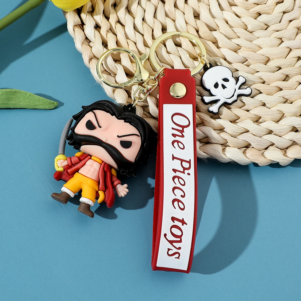 سلسلة مفاتيح أنيمي مونكي دي لوفي للأطفال قطعة واحد...