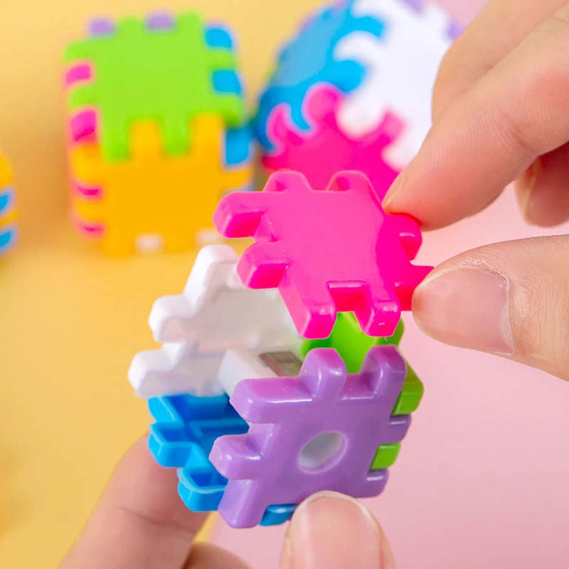 4pcs Creative Rubik's Cube Pencil Sharpener Children's Detachable