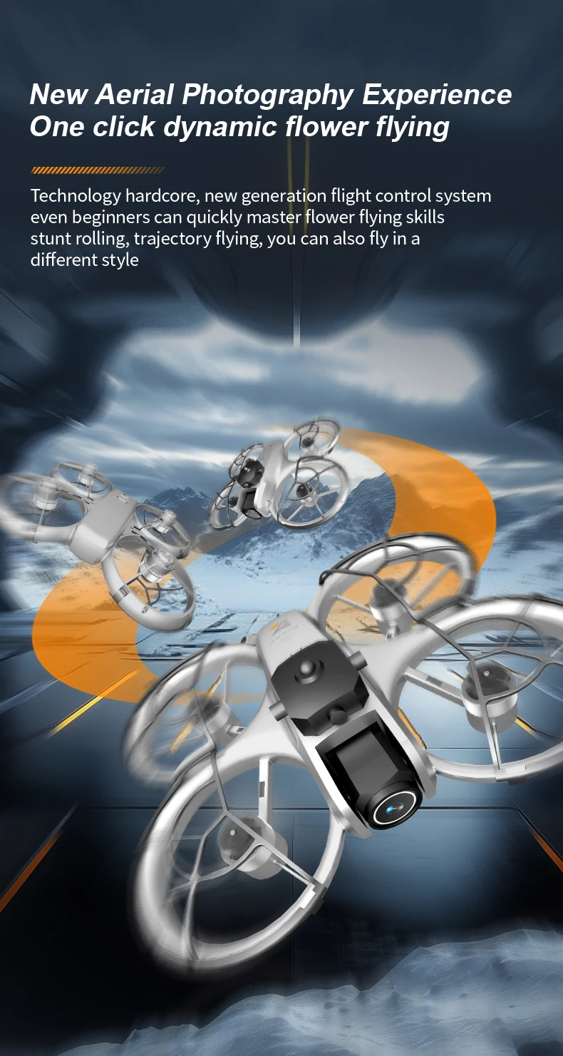 Dron Z4 con cámara HD de 8K, batería de larga duración, 5G, WIFI, modo sin cabeza, Motor sin escobillas para principiantes, cuadricóptero RC con fácil Control